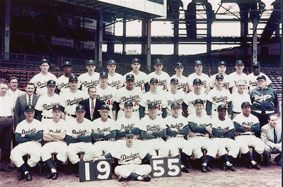 1955 brooklyn dodgers uniforms